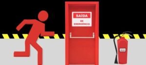 Como calcular saída de emergência largura de portas, corredores e escadas no projeto de incêndio